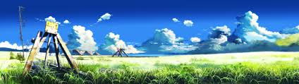 Pin By Christopher Whipple On Wallpapers Anime Wallpaper Field Wallpaper Dual Screen Wallpaper