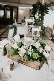 Wood Box Centerpiece Flower Centerpieces Wedding Wood Box Wedding Planter Box Centerpiece Wedding