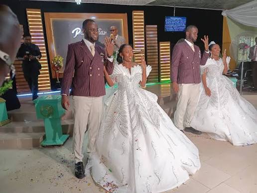 Twin sisters marry twin brothers in Uyo, Akwa Ibom