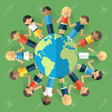 People holding hands around the world : Vector Illustration Of Happy People From All Around The World Royalty Free Cliparts Vectors And Stock Illustration Image 53442200