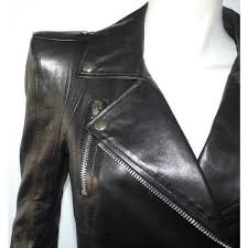 Depot Vente Luxe Perfecto Balmain Cuir Agneau Plonge Noir Depot Vente Luxe Vetements De Createur Depot Vente