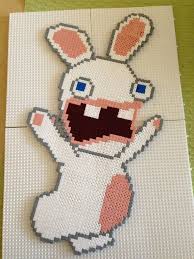 Home Deco My Pixel Art Creations Perles Hama Perle A Repasser Modeles Lapin Cretin