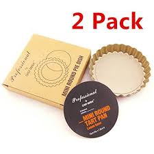 Excelity Nonstick 4inch Quiche Pie Pan Removable Loose Bottom Baking Pastry Mold 2 Packround Click Image For More De Baking And Pastry Pie Pan Mini Tart Pans
