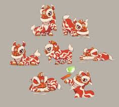 Here S The Batch Of Our First Lion The Seventh Lion Lion Illustration Character Design Chinese New Year Dragon