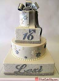 Shop latest 16 birthday cakes online from our range of home & garden at au.dhgate.com, free and fast delivery to australia. Silver White Snowflake Sweet 16 Cake Sweet 16 Cakes Sweet 16 Cakes 16 Cake Cake