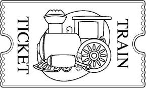 Train Ticket Clip Art Black And White Train Tickets Vintage Train Ticket Train Clipart