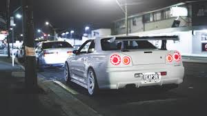 Tons of awesome nissan skyline gtr r34 wallpapers to download for free. Download Wallpaper 2560x1440 Nissan Skyline R34 Gt R Rear View Widescreen 16 9 Hd Background