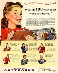 Vintage Greyhound Ad 1948