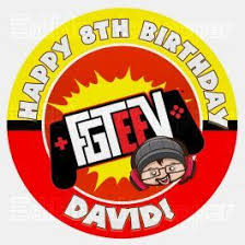 Fgteev Game Edible Image Cake Topper Personalized Birthday Sheet Decoration Custom Party Frosting Transfer Fondant Round Circle Edible Image Cake Topper Edible Image Cake Edible Images