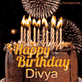 The name itself is an amalgamation of the french word lier and the spanish word brillante, which can be rendered into the english word shining bond. Happy Birthday Cake With Name Divya Free Download Download On Funimada Com