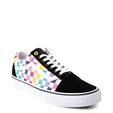 Black And Rainbow Vans Pin By Mariam El Sayed Official On Footwear In 2020 Vans Old Skool Rainbow Vans Skate Shoes