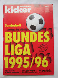 Der erste und einzige deutsche meister titel hat in. Kicker Sportmagazin Sonderheft Bundesliga 1995 96 Buch Antiquarisch Kaufen A01d1bnx01zz9