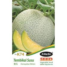 Jika tidak biarkan dengan pewarna asli saja). K74 Hoineydew Melon Jc Garden Vegetable Seed Biji Benih Tembikai Susu Lazada