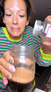 May your coffee be the perfect color today & everyday☕️, #icedcoffee  #pumpkin #coffee #icedcoffeeathome #latte, @DRAG UP COFFEE TONYA, @Skinny  Mixes TONYA42, @Nurri @Casabrews Coffee Machine