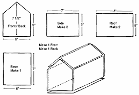 The a4 sheets were glued onto cardboard and then cut out using a craft knife (or a pair of scissors). Recipe Mr Food S Gingerbread House And Pattern With Photos Recipelink Com