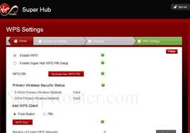 Virgin Media Super Hub 2 Screenshot Wireless Wps Settings