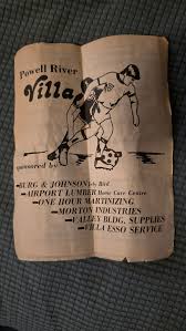 1978 Powell River Villa Game Program and Team Information