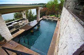 Ft Worth Custom Pool Design Photos Weatherford Keller Pulliam 213 Traditional Pool Three Levels Outdoor Kitche Custom Pools Pool Designs Pool Builders