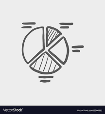 Pie Chart Sketch Icon