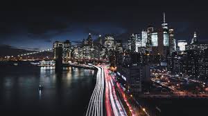 3840x2400 download 3840x2400 wallpaper new york, city, aerial view, night. Photos Manhattan New York City Usa Roads Coast Night Time 2560x1440