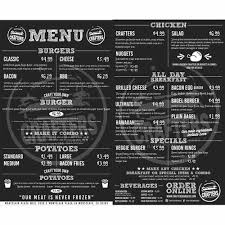 Guaranteed Prize Design A Easy To Read Menu For A Burger Shop Menu Contest Menu New Menu Egg Burger