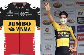 Georges & sarah ‍ cyclist @jumbovisma_road & @redbullbe athlete godfather @towalkagain 'stilstaan is. In Deze Speciale Belgische Driekleur Rijdt Wout Van Aert D Het Nieuwsblad Mobile