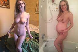 Cute girl before and after getting pregnant Porn Pic - EPORNER