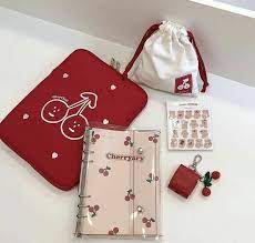 Discover more posts about korean style, kaesthetic, cafe aesthetic, beige aesthetic, . Image About White In My Love By Viih On We Heart It Red Aesthetic Cute Stationary Red Aesthetic Grunge