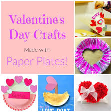 Set up an estimation station with three jars of valentine candy in the. Paper Plate Valentine Crafts For Preschoolers How Wee Learn