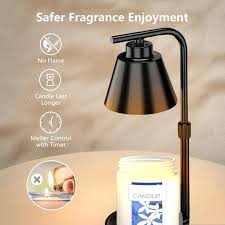 Amazon.com: Candle Warmer Lamp Timer Dimmer, REIDEA Wax Melter Adjustable  Height for 3-Wicks Large Jar Scented Candles (D-4 inches), Safe and  Efficient Way to Enjoy The Scents You Love : Home &