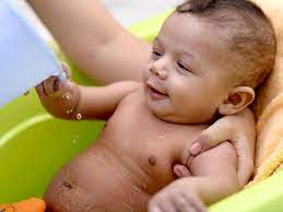 Never leave your baby in the bath alone. 8 Steps To A Safe Baby Bath Babycenter India