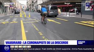 Paris: rue de Vaugirard, une coronapiste de la discorde? | Facebook