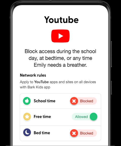 Bark YouTube Monitoring