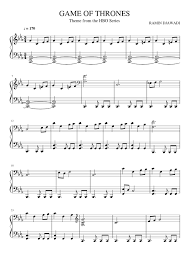 Instrumental solo, and piano/chords in c minor. Game Of Thrones Hard Piano Sheet Music For Piano Solo Musescore Com