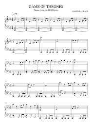 Presented by theme & variations piano services. Game Of Thrones Hard Piano Sheet Music For Piano Solo Musescore Com
