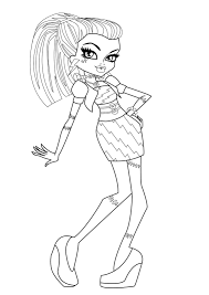 Keep your kids busy doing something fun and creative by printing out free coloring pages. Free Printable Monster High Coloring Pages For Kids