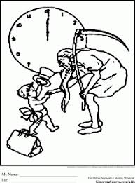 New Years Eve Coloring Pages Old Man Baby 222x300 Gif 222 300 Coloring Pages New Year S Eve Colors Color