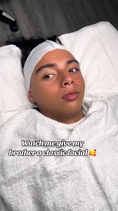 Giving My Brother A Facial