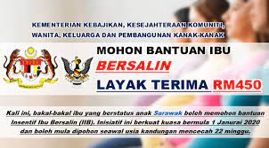 Admin graduan semasa may 02, 2021. Bantuan Ibu Bersalin Bib Sebanyak Rm450