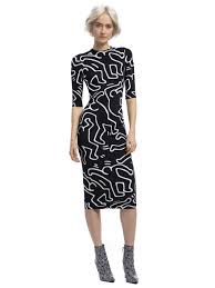 Keith Haring X Ao Delora Dress Alice Olivia Designer Outfits Woman Dresses Womens Dresses