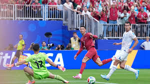 Cristiano Ronaldo scores at his sixth World Cup