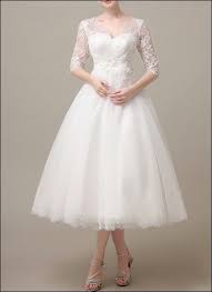 Brautkleider online shop, schneller versand. 50er Jahre Brautkleid Mit Spitzenarmeln Von Lafanta Braut Und Abendmode