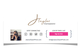 With email signature rescue, you get so much more than just an email signature template! Email Signature Footer Template Html Edit In Mailchimp 185394 Newsletter Design Bundles