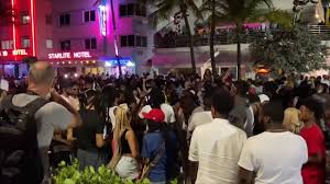 It's perfect when you watch it at dawn, in the morning, in the afternoon, or late at night. Miami Sets Early Curfew After Spring Break Crowds Fights