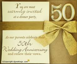 50th Anniversary Invitation Cards 50th Wedding Anniversary Invitations Wedding Anniversary Invitations Golden Anniversary Invitations