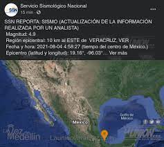 Temblor en veracruz por iván de jesús anell flores durante las primeras horas de este miércoles a 8 km al noroeste de las costas de boca del río, veracruz se propagó un temblor de 4.8 grados en la escala de richter con una profundidad de 10 km según los datos proporcionados por servicio sismológico nacional (ssn). Onn7fjgwpdfxdm