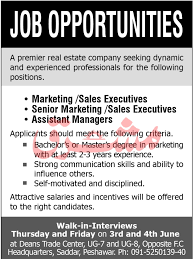 A real estate executive assistant serves as a personal aide to the principal broker and ensures administrative tasks are completed. Premier Real Estate Company Jobs June 2021 For The Positions Of Marketing Sales Executives Senior Marketing Sales Executives Assistant Managers Latest Pakjobscareer Premier Real Estate Company Jobs June 2021 For
