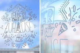 Superschöne motivvorlagen zum aufmalen auf fenster, vasen, gläser und alle transparenten, glatten und nichtsaugenden oberflächen. Fenster Bemalen Lettering Diy Eule