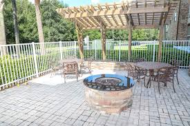 outdoor kitchen, fire pit & pergola in