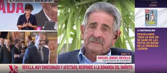 Miguel Ángel Revilla, muy afectado y con lágrimas en los ojos, habla de la  demanda del rey emérito: "No deseo esto a nadie"